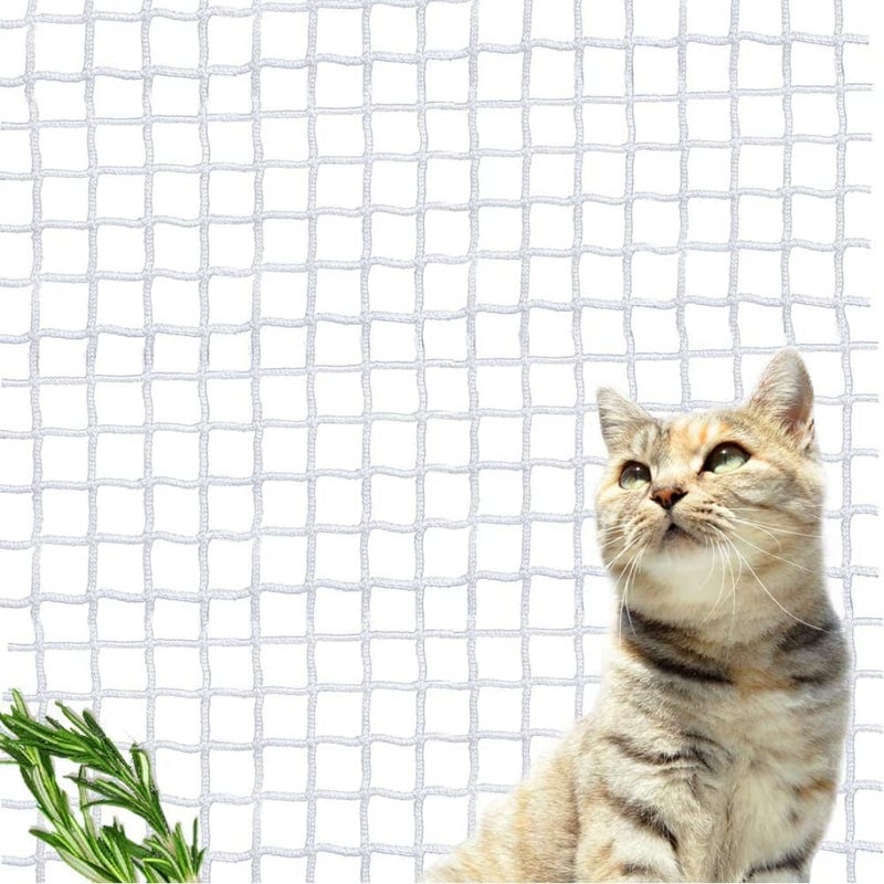 woobles Universal Protective Net, 3x4m Balcony Window Protective Net, Nylon Safety Net for Patio Pet Cat Doors And Windows - Image 5